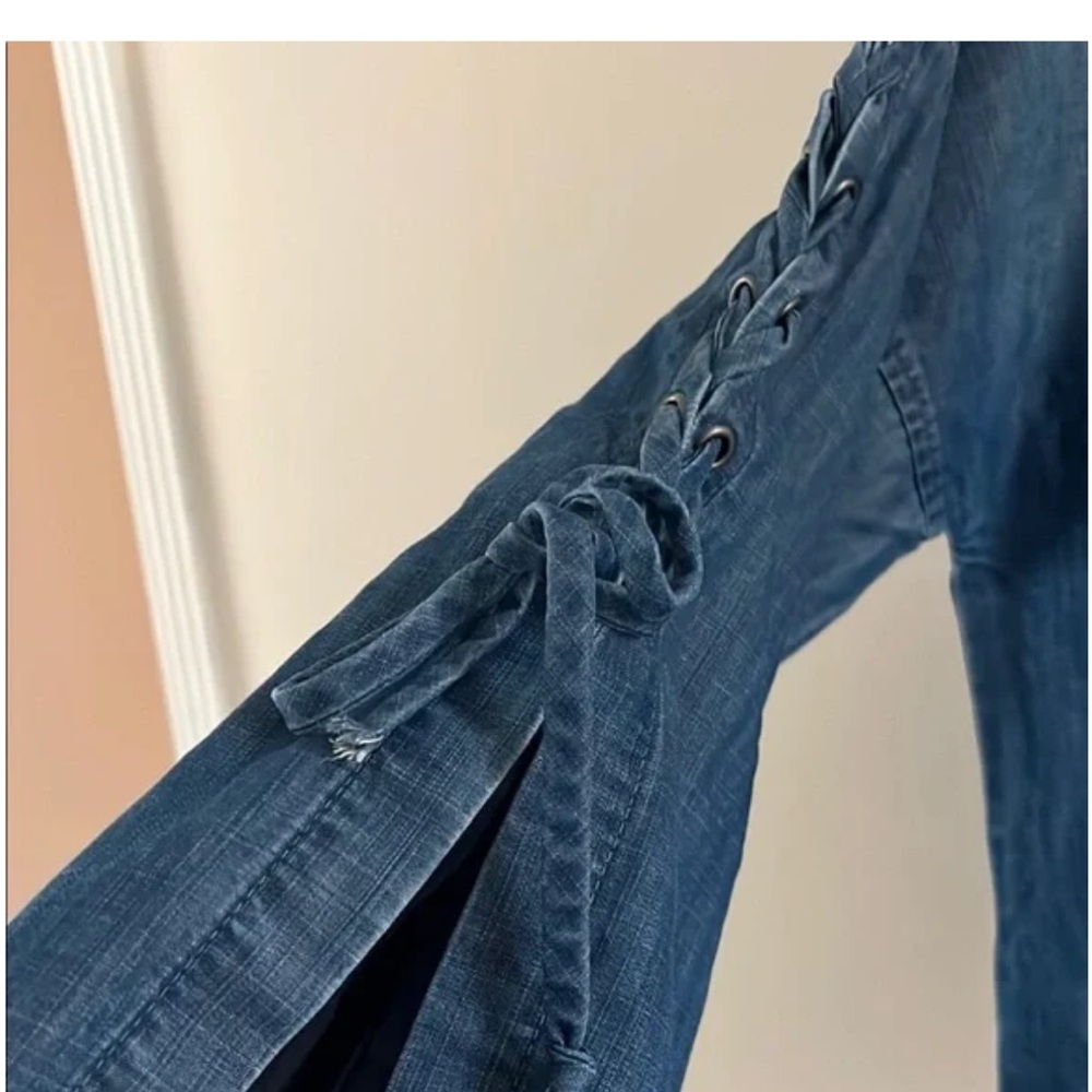 Bella Dahl Women's Blue Denim Top NWT - Picture 11 of 11